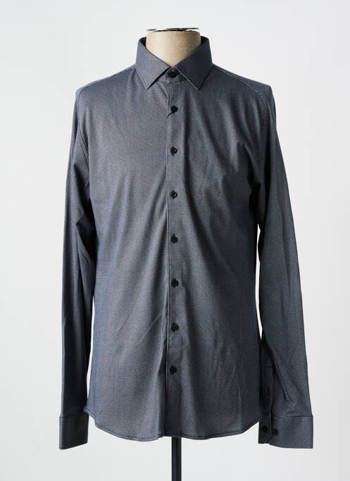 Chemise manches longues noir DESOTO pour homme