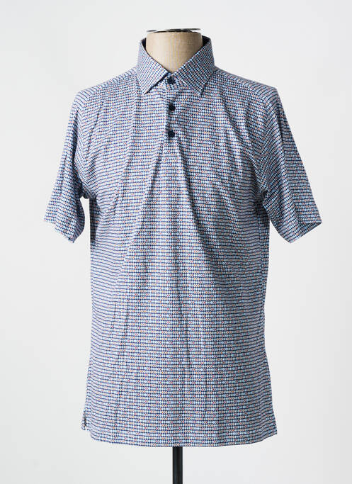 Polo bleu DESOTO pour homme