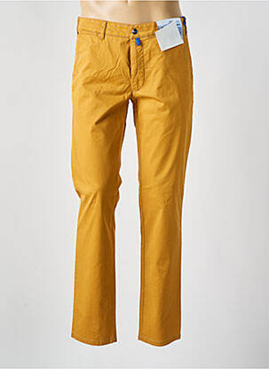 Pantalon chino tissage popeline taille normale jaune M5 BY MYER homme