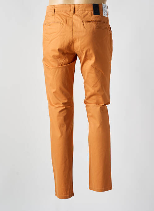 Pantalon chino tissage chiné taille normale orange M5 BY MYER homme