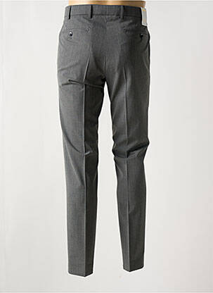 Pantalon chino fermeture zippée sous rabat avec crochet taille normale gris MEYER homme