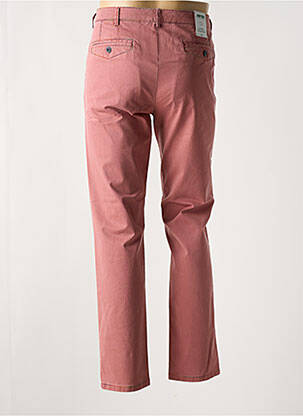 Pantalon chino fermeture zippée sous rabat avec crochet taille normale rose MEYER homme