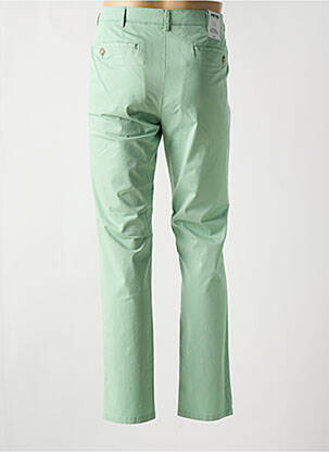 Pantalon chino fermeture zippée sous rabat avec crochet taille normale vert MEYER homme