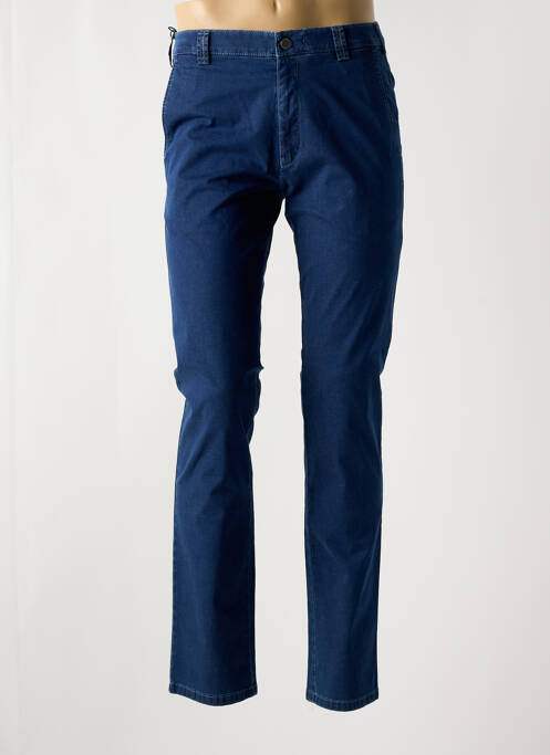 Jeans coupe droite stretch taille normale bleu MEYER homme