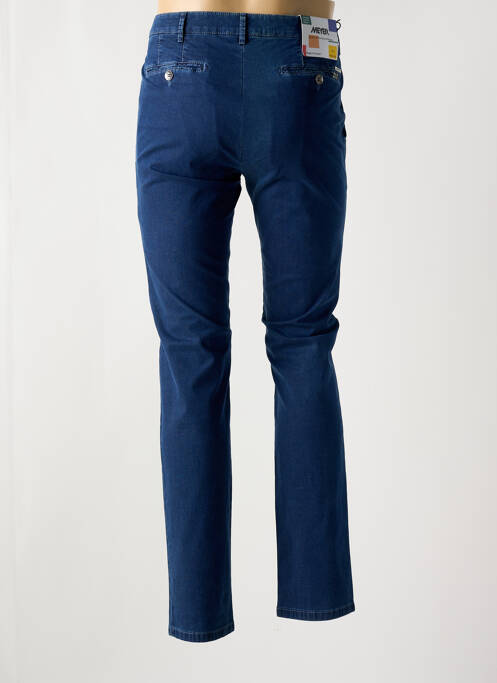 Jeans coupe droite stretch taille normale bleu MEYER homme