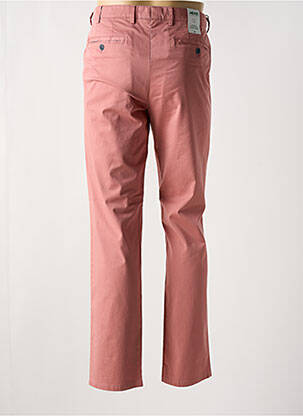 Pantalon chino fermeture zippée sous rabat avec crochet taille normale rouge MEYER homme