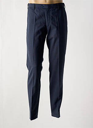 Pantalon slim tissage popeline taille normale bleu MEYER homme