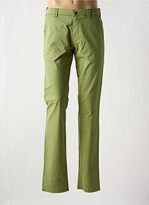 Pantalon chino stretch taille normale vert MEYER homme