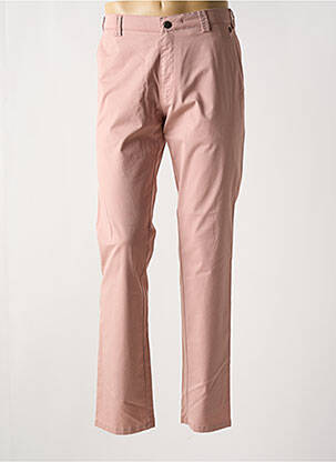 Pantalon chino stretch taille normale rose MEYER homme