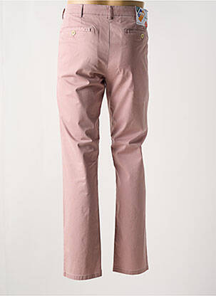 Pantalon chino stretch taille normale rose MEYER homme