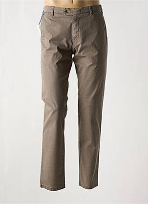 Pantalon droit marron MEYER pour homme