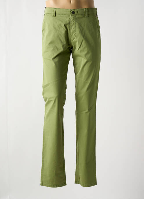 Pantalon chino stretch taille normale vert MEYER homme