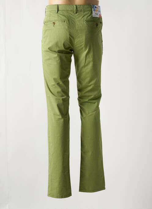 Pantalon chino stretch taille normale vert MEYER homme