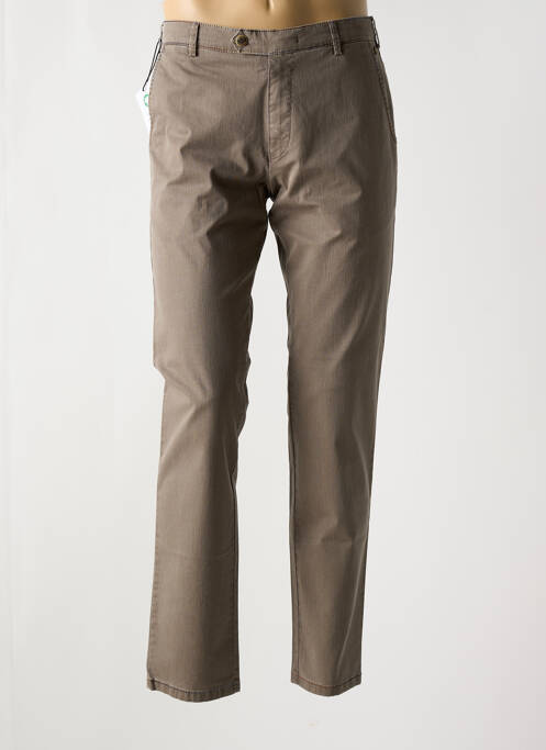 Pantalon droit marron MEYER pour homme
