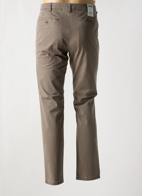 Pantalon droit marron MEYER pour homme