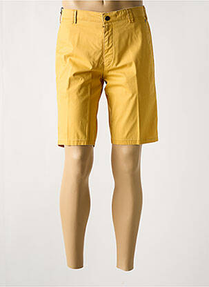 Bermuda stretch taille normale jaune MEYER homme