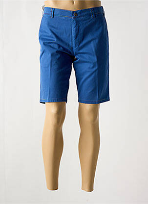Bermuda stretch taille normale bleu MEYER homme