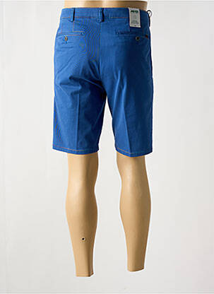 Bermuda stretch taille normale bleu MEYER homme