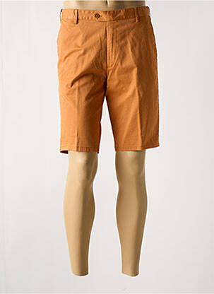 Bermuda stretch taille normale orange MEYER homme