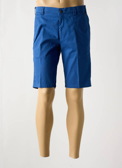 Bermuda bio taille normale bleu MEYER homme