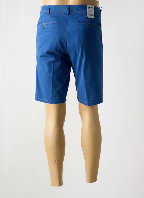 Bermuda bio taille normale bleu MEYER homme