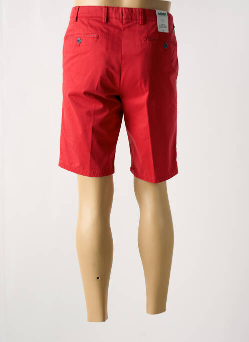 Bermuda rouge MEYER pour homme