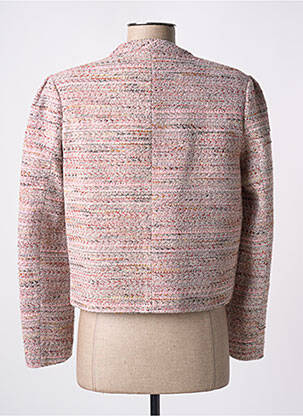 Veste casual epaulette beige JANIS & JOHN femme