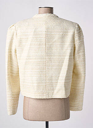 Veste casual epaulette beige JANIS & JOHN femme
