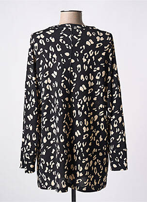 Pull col v manches longues noir KAKIE femme