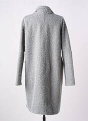 Manteau long gris clair LE SINGE DE JULIE pour femme seconde vue