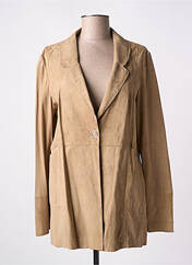 Veste en cuir beige OAKWOOD pour femme seconde vue