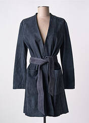 Veste en cuir bleu WEEKEND MAXMARA pour femme seconde vue