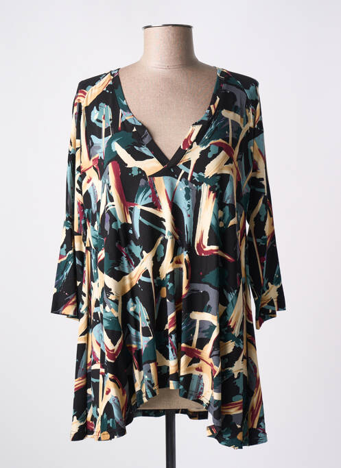 Tunique manches longues vert KAKIE pour femme