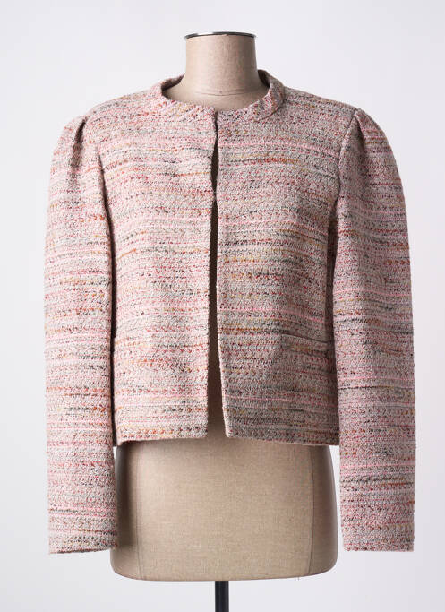 Veste casual beige JANIS & JOHN pour femme