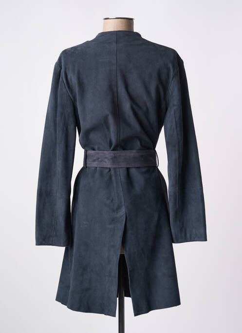 Veste en cuir bleu WEEKEND MAXMARA pour femme