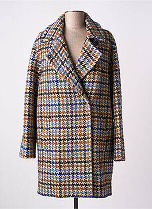 Manteau long coupe droite sans capuche beige GERARD DAREL femme