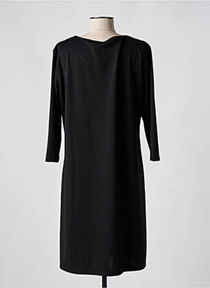 Robe courte manches 3/4 manches 3/4 noir PURPLE'S BY SH femme