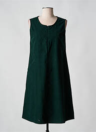 Robe mi-longue sans manche sans manche vert AGATHE & LOUISE femme