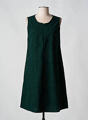 Robe mi-longue sans manche sans manche vert AGATHE & LOUISE femme
