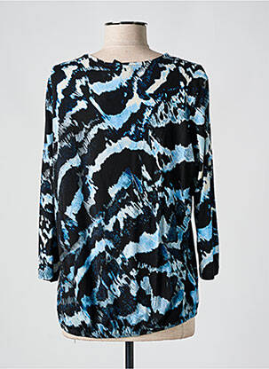 T-shirt manches 3/4 manches 3/4 bleu SIGNATURE femme