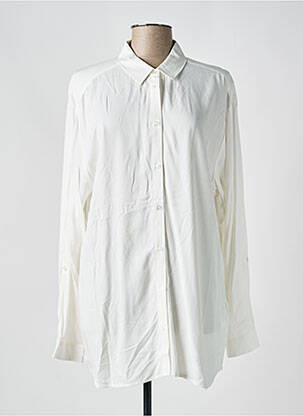 Chemisier coupe cintrée manches longues beige JENSEN femme