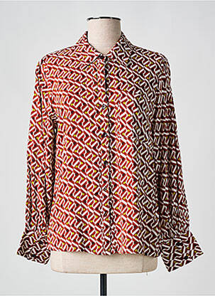 Chemisier marron AGATHE & LOUISE pour femme