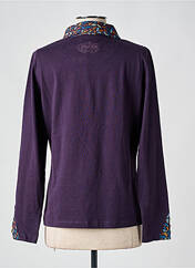 Polo violet BLACK WELLIS pour femme seconde vue