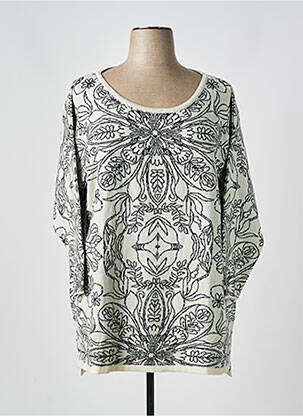 Pull beige AGATHE & LOUISE pour femme