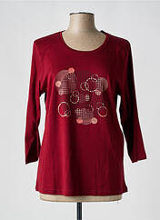 T-shirt rouge SIGNATURE pour femme seconde vue