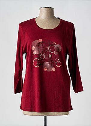 T-shirt rouge SIGNATURE pour femme