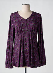T-shirt violet AGATHE & LOUISE pour femme seconde vue