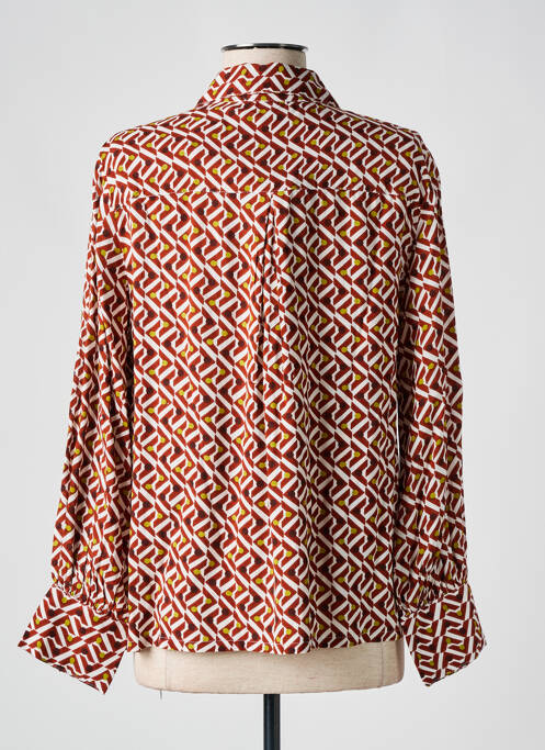 Chemisier marron AGATHE & LOUISE pour femme