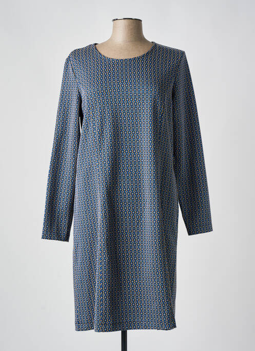 Robe mi-longue bleu DIANE LAURY pour femme