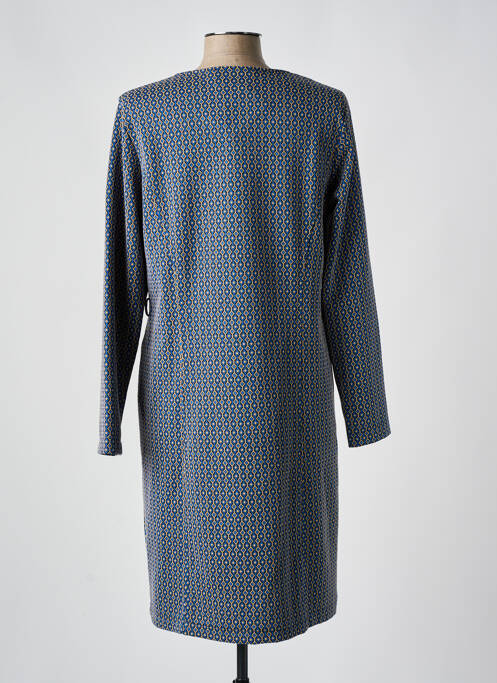 Robe mi-longue bleu DIANE LAURY pour femme